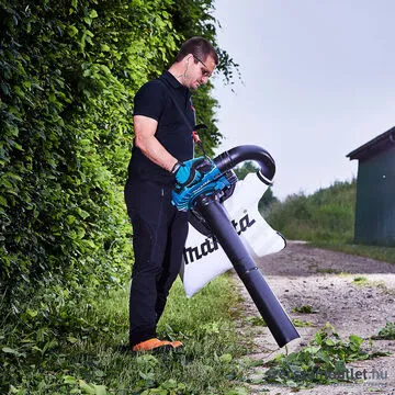 MAKITA DUB363PT2V Szénkefementes akkus Szívó-fúvó (18V) (2x5.0Ah+dupla töltő)