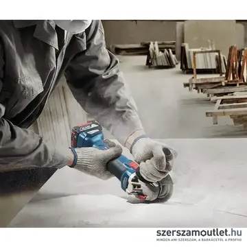 BOSCH GWS 18V-10 Akkus sarokcsiszoló szénkefementes, 125mm L-Boxxban (2x5,0Ah/18V) (06019J4004)