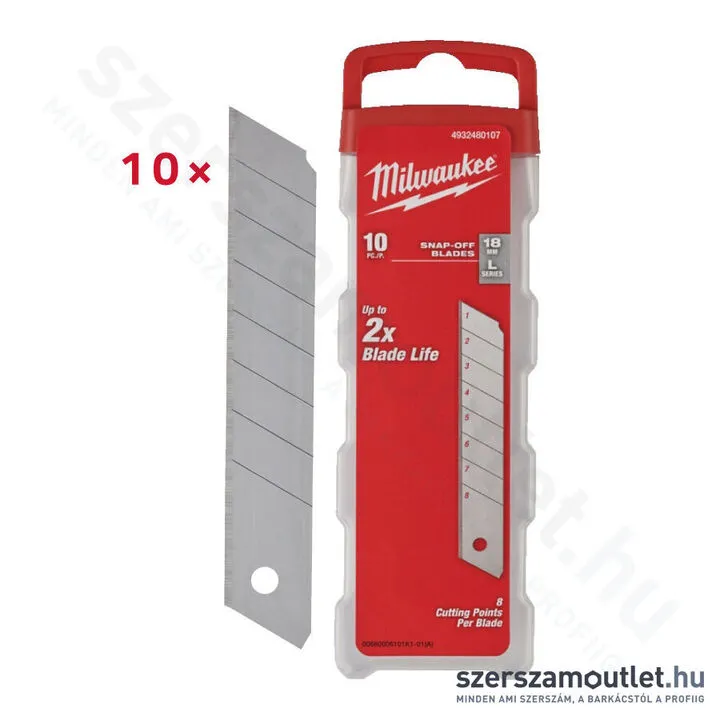 MILWAUKEE Törhető penge 18mm 8 szelvényes (10db) (4932480107)