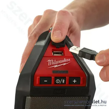 MILWAUKEE M12 JSSP-0 Bluetooth akkus hangszóró (12V) (Akku és töltő nélkül!) (4933448380)