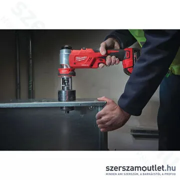 MILWAUKEE M18 HKP-201CA FORCE LOGIC Akkus hidraulikus lyukasztógép (1x2,0Ah/18V) (4933451204)