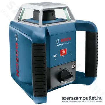 BOSCH GRL 400 H Forgólézer+vevő+BT 170 állvány+GR240 mérőléc+koffer (PIROS) (061599403U)