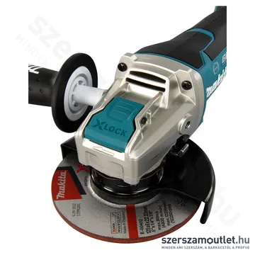 MAKITA DGA519RTJ Akkus BL motoros fordulatszabályzós sarokcsiszoló X-LOCK 125mm (2x5,0Ah/18V)