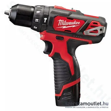 MILWAUKEE M12 BPD-202X Akkus ütvefúró-csavarozó HD kofferben (2x2,0Ah/12V) (4933446045)