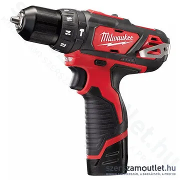 MILWAUKEE M12 BPD-202X Akkus ütvefúró-csavarozó HD kofferben (2x2,0Ah/12V) (4933446045)