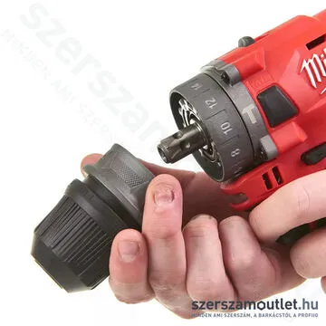 MILWAUKEE M12 FPDX-202X Akkus szénkefementes ütvefúró-csavarozó, levehető tokmányú (2x2,0Ah/12V)