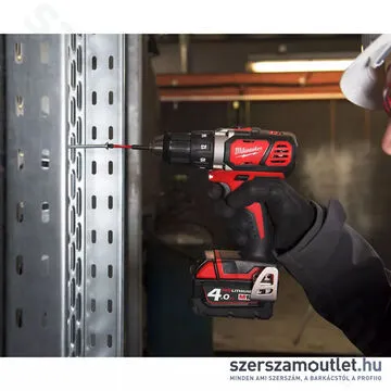 MILWAUKEE M18 BDD-403C Akkus fúró-csavarbehajtó kofferben (3x4,0Ah/18V) (4933448362)