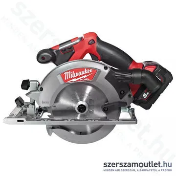 MILWAUKEE M18 CCS55-502X Akkus körfűrész 165mm, szénkefementes, HD kofferben (2x5,0Ah/18V)