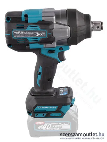 MAKITA TW001GZ Akkus szénkefementes ütvecsavarozó (40V/1800Nm 3/4") (Akku és töltő nélkül!)