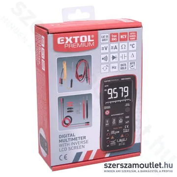 EXTOL Digitális multiméter (Amper/Volt/Ohm)