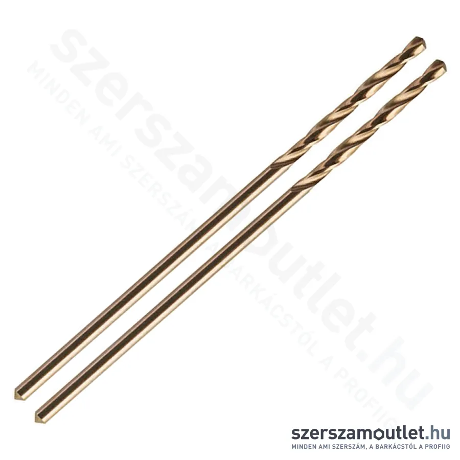 MILWAUKEE RED COBALT Fémfúró, hengeres befogással HSS-G Co 3,2x65mm (2db)
