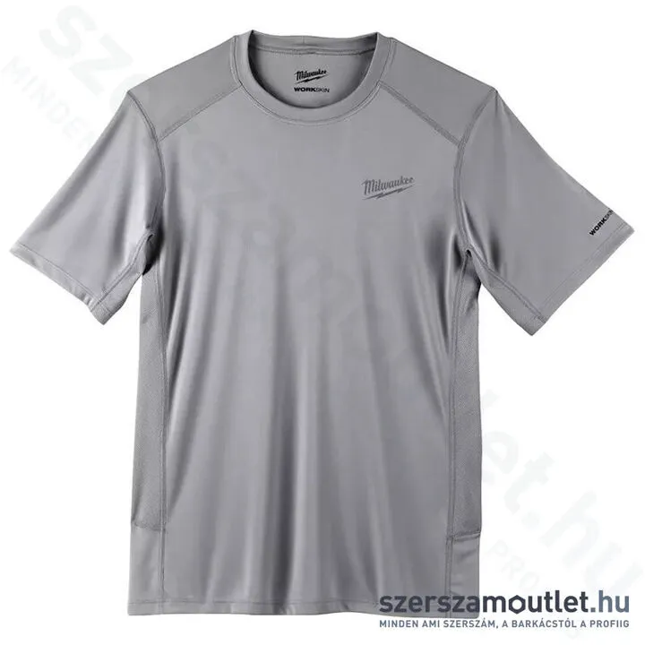 MILWAUKEE WWSSG-L WORKSKIN Technikai rövid ujjú póló, szürke (L)
