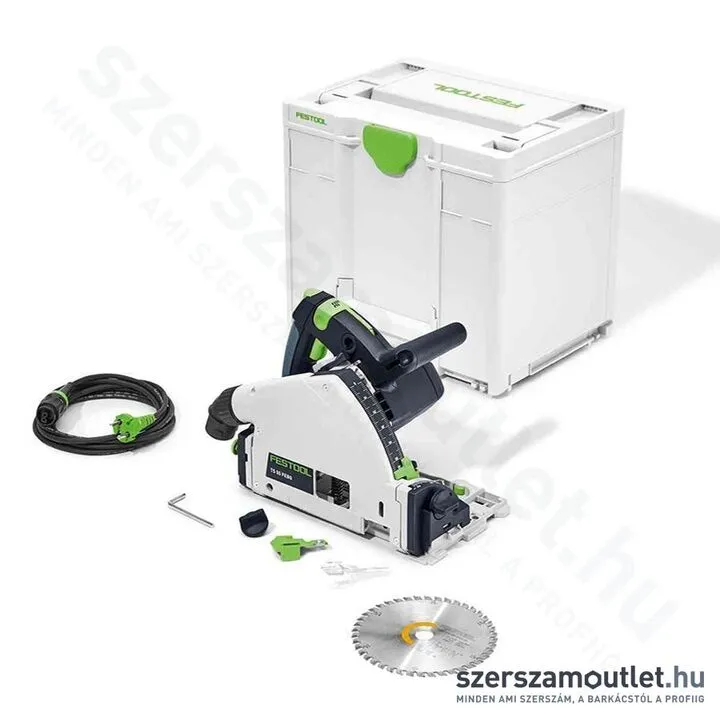 FESTOOL TS 55 FEBQ-Plus Merülőfűrész Systainer-ben (1200W/160mm)