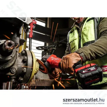 MILWAUKEE M18 FSAGV125XPDB-0X Akkus sarokcsiszoló HD kofferben (18V/125mm) (Akku, töltő nélkül)