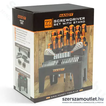 HANDY Csavarhúzó, bit- és imbuszkulcs készlet CrV [77db]