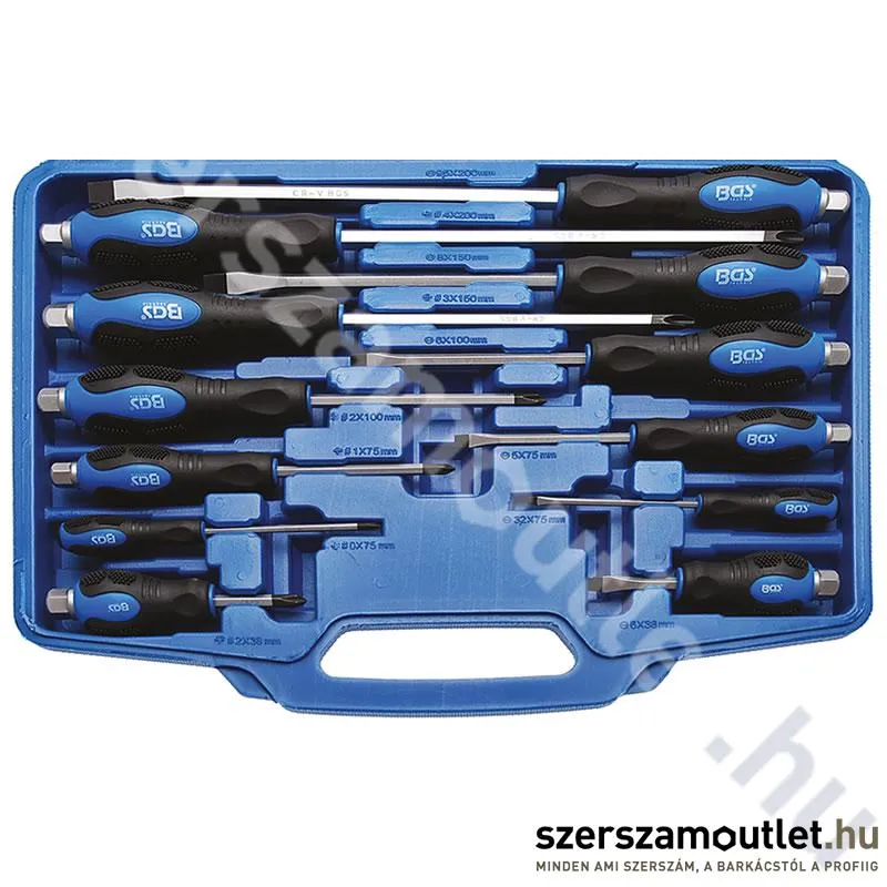 BGS Csavarhúzó készlet 12 darabos (BGS-7895)