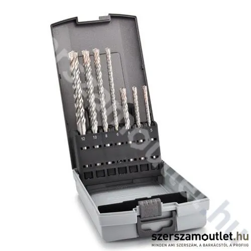 HIKOKI SDS-Plus 4 élű TCT fúrószár készlet 7 részes