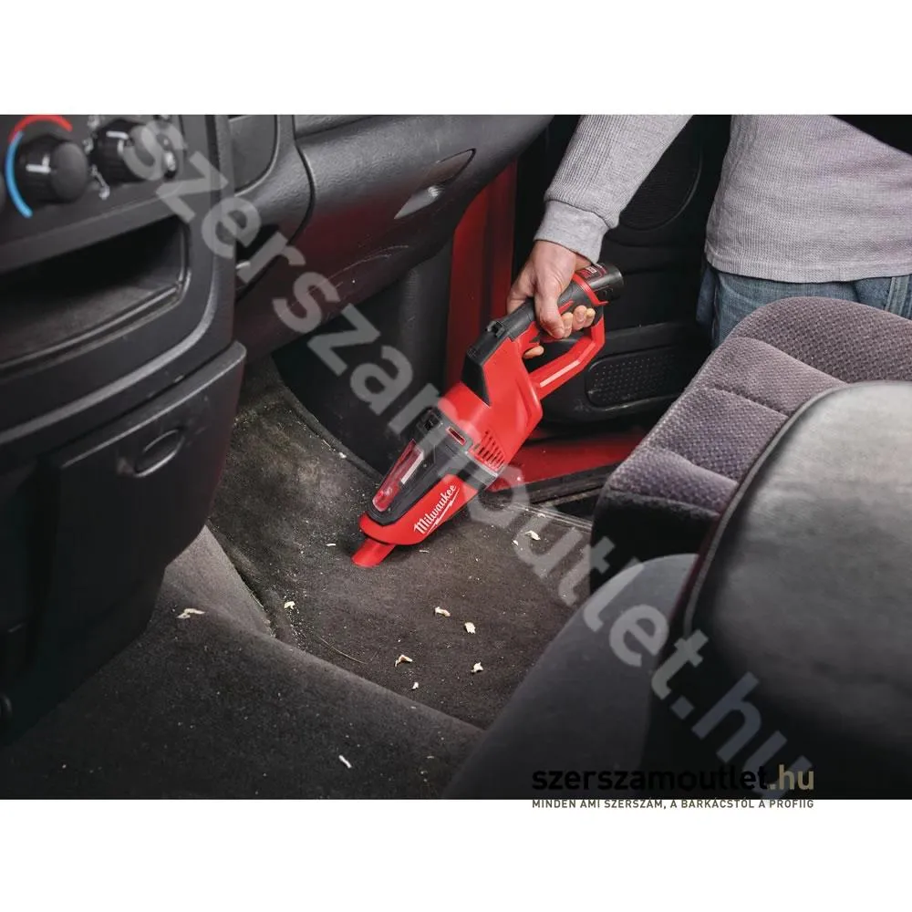 MILWAUKEE M12 HV-0 Akkus porszívó (12V) (Akku és töltő nélkül!)