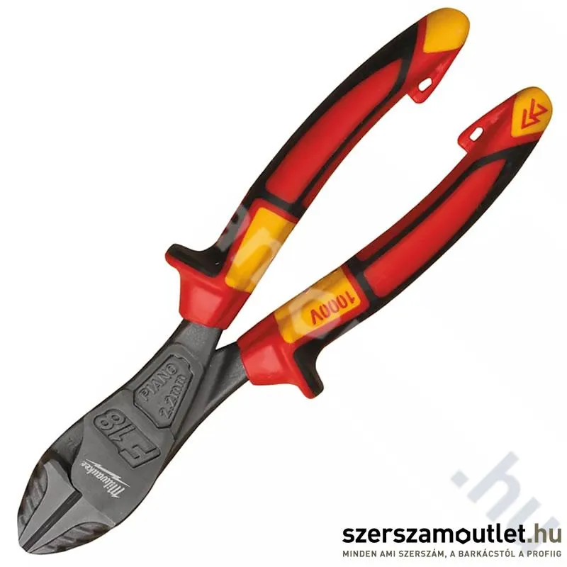 MILWAUKEE VDE HEAVY DUTY Erő és oldalcsípő fogó 180mm (4932464569)