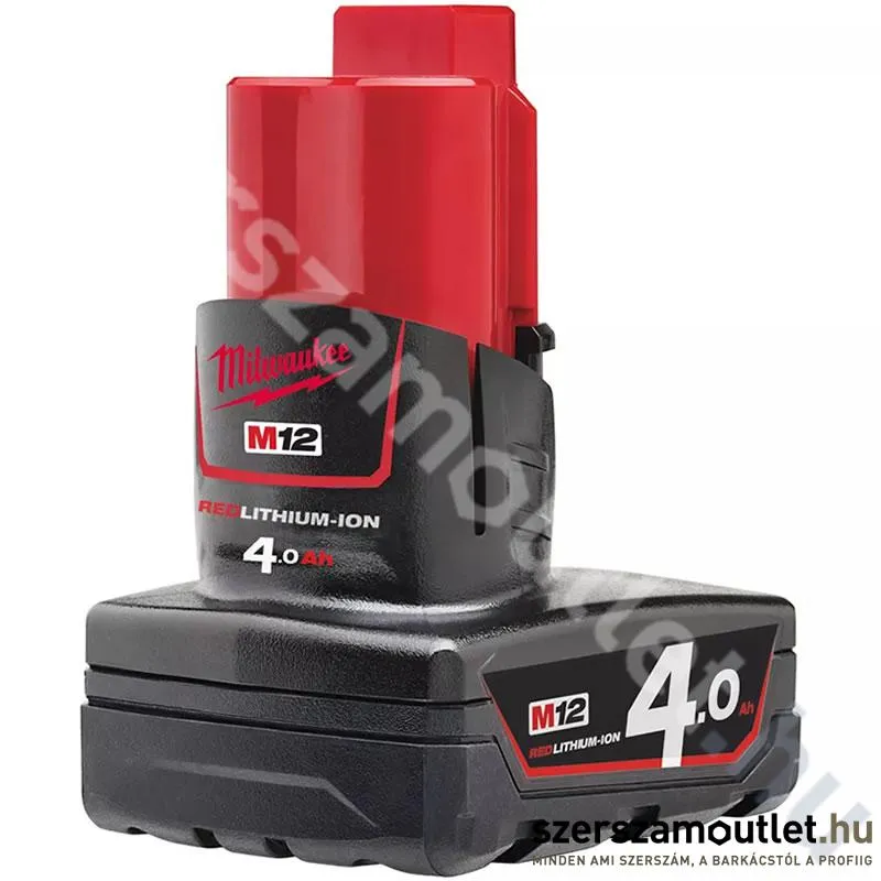 MILWAUKEE M12 B4 Akkumulátor 4,0Ah/12V Li-ion