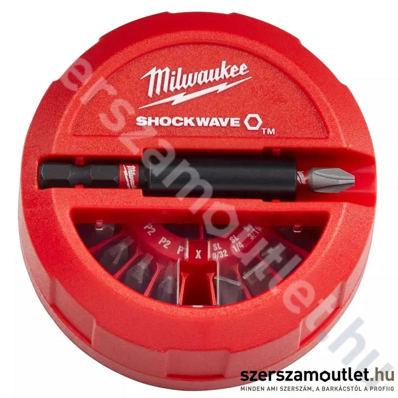 MILWAUKEE Shockwave Impact Duty 15 részes korong bitkészlet (4932430904)